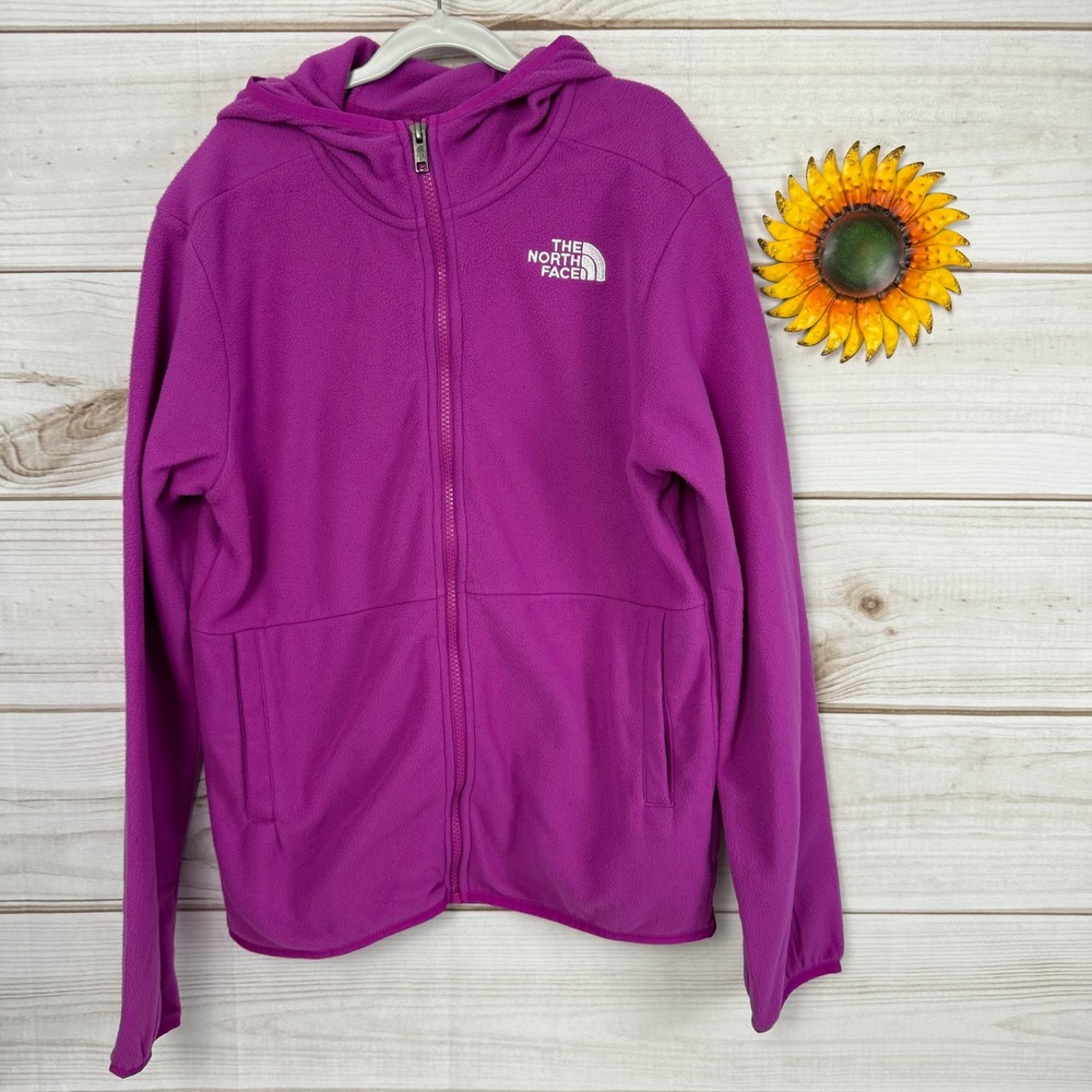 The North Face Kids Glacier Fleece Full Zip Hoodie Jacket‎ XL 14/16